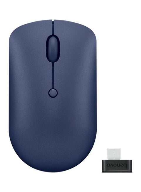 ماوس 540 لاسلكي صغير بمنفذ USB Type C مع بطارية لون أزرق