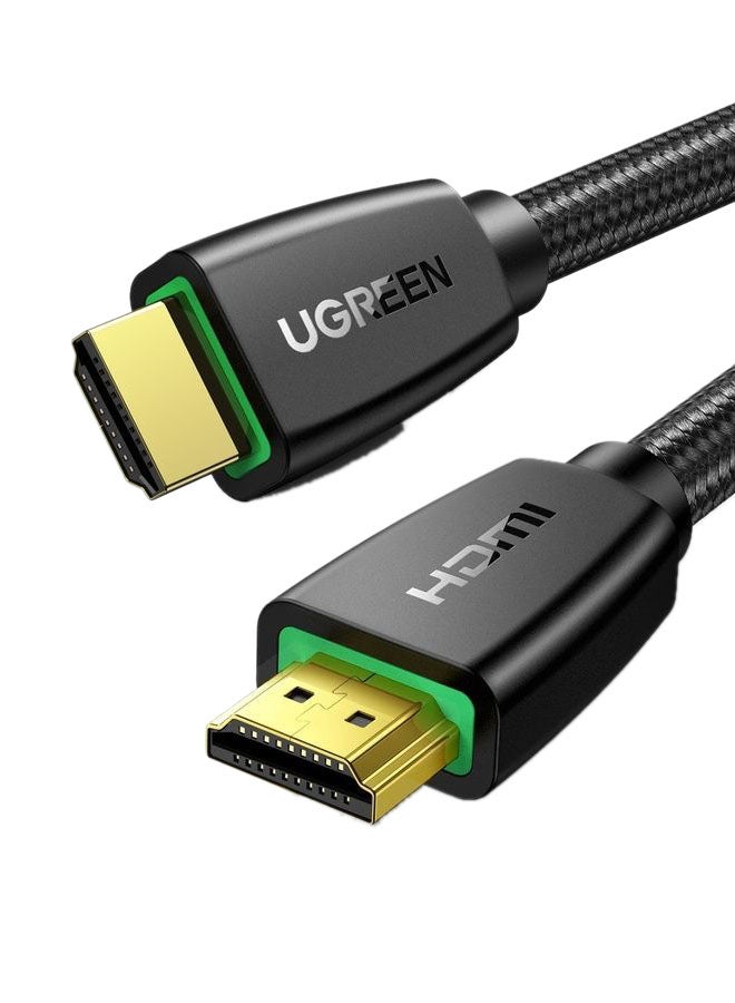 Ugreen HDMI Cable 4K 1M HDMI 2.0 18Gbps High-Speed 4K@60Hz HDMI to HDMI Video Wire Ultra HD 3D 4K HDMI Cord Braided Compatible with MacBook Pro UHD TV Nintendo Switch Xbox PlayStation PS5/4 PC Laptop -2M Black  - Image 1