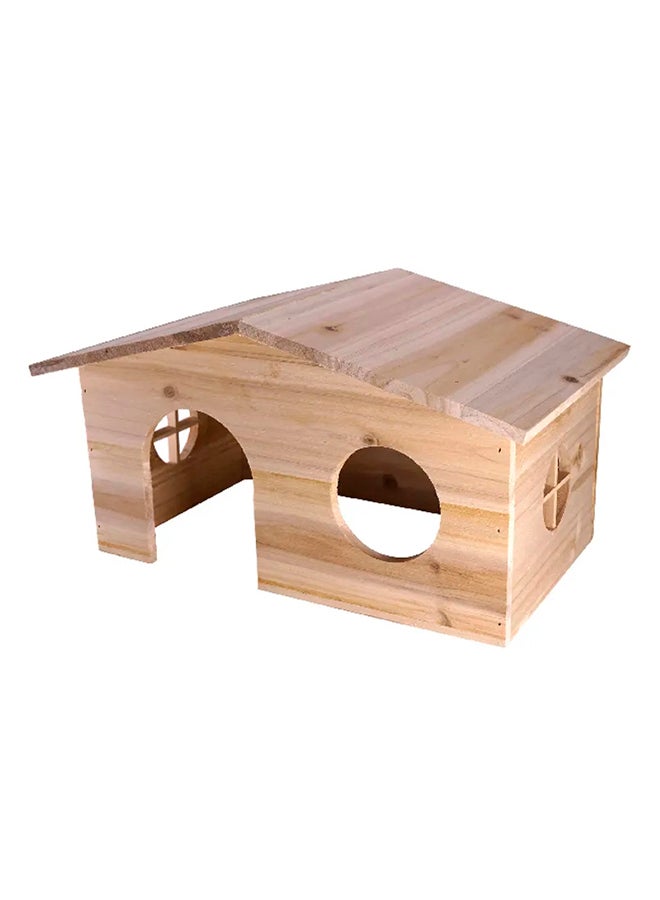 Rodent House Wood Hali Beige 38x23x21cm - v1660645273/N49256370A_1