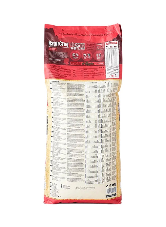 HAPPY DOG - Naturcroq Active Dry Food 15kg - Image 1