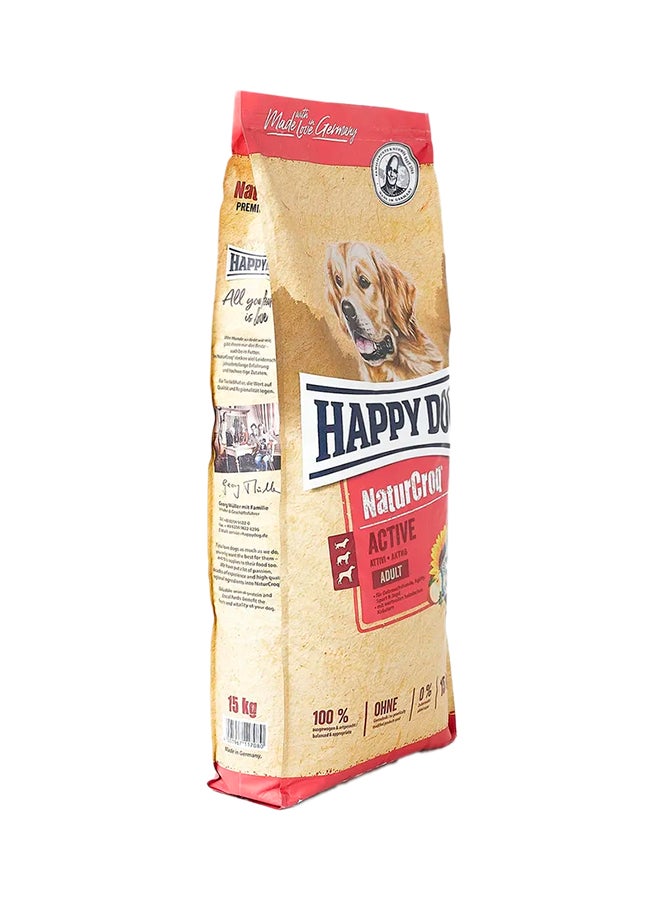 HAPPY DOG - Naturcroq Active Dry Food 15kg - Image 1