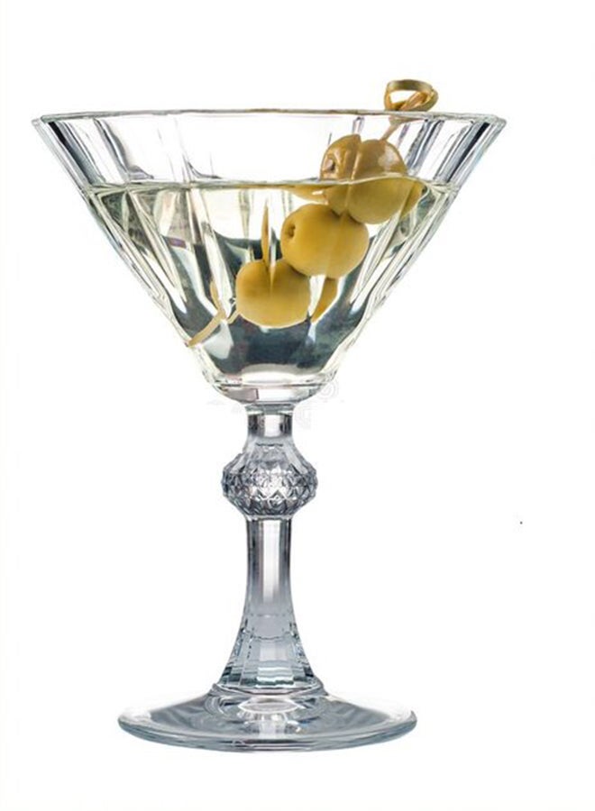 Pasabahce 6-Piece Diamond Stemware Glass Set Clear 6x238ml  - Image 2