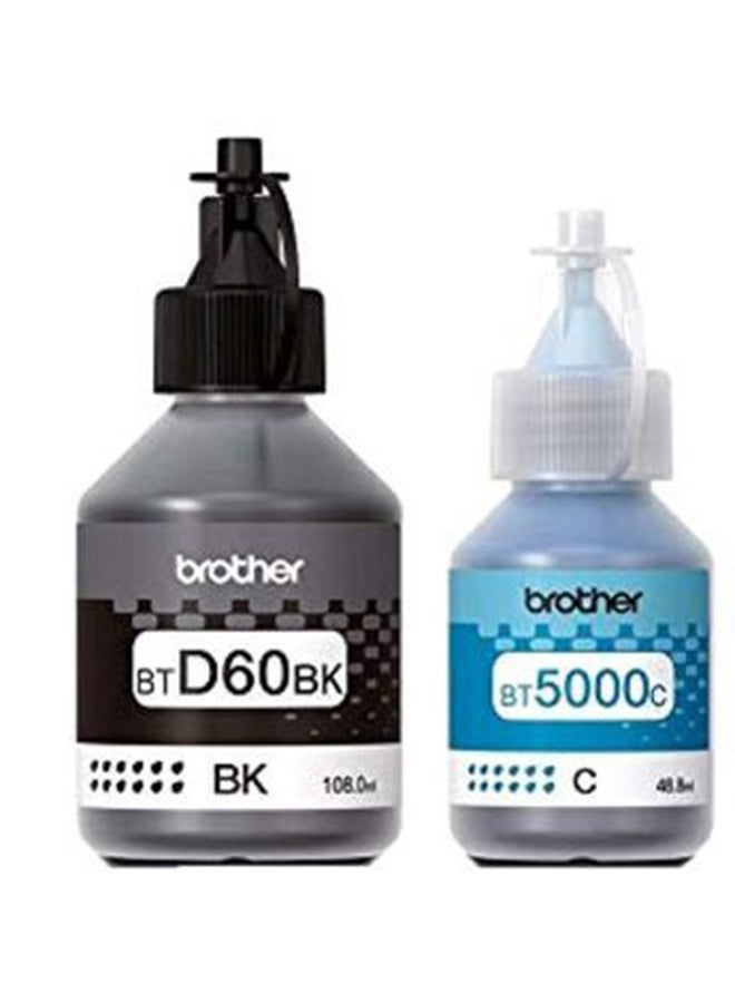 بروذر - مجموعة حبر للطابعات DCPT310/T510W/T710W/MFCT810W & T910W باللون الأسود والسماوي والأصفر والأرجواني - Image 1