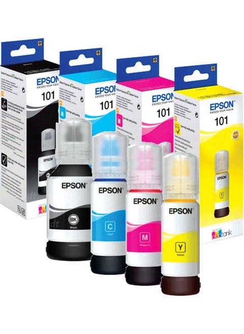 4-Piece Ink Bottle Set Multicolour