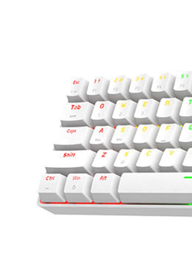 Ajazz Wired/Bluetooth Dual-mode Mechanical Keyboard White  - Image 5