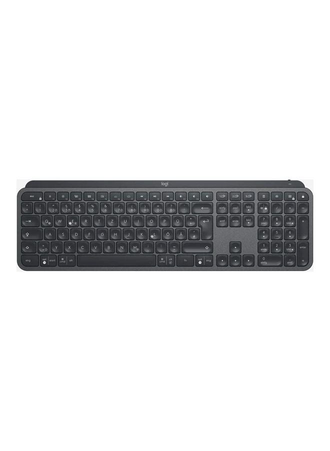 Logitech - Mx Keys Advanced Illuminated Keyboard Arabic Graphite - Image 1