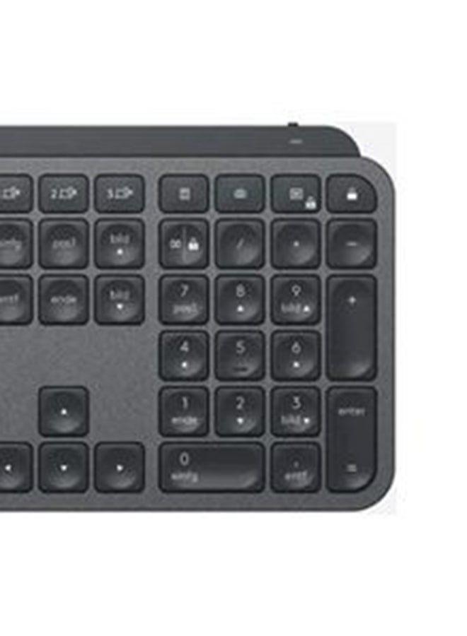 Logitech - Mx Keys Advanced Illuminated Keyboard Arabic Graphite - Image 1