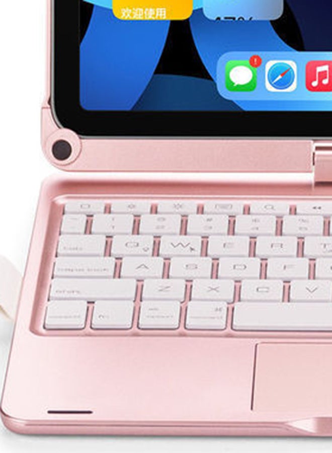 GULFLINK - Wireless Keyboard with TouchPad for iPad Air4 2020/2018 Pro 11 Rose Gold - Image 1