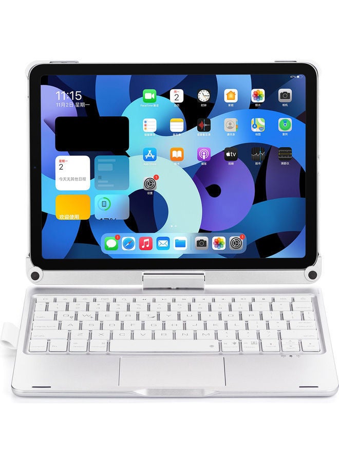 GULFLINK Wireless Keyboard with TouchPad for iPad Air4/Pro 11 2018 Silver  - Image 5