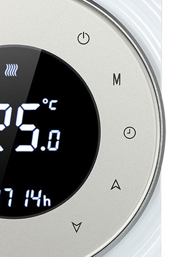 Generic Gas Boiler Heating Thermostat Silver  - Image 5