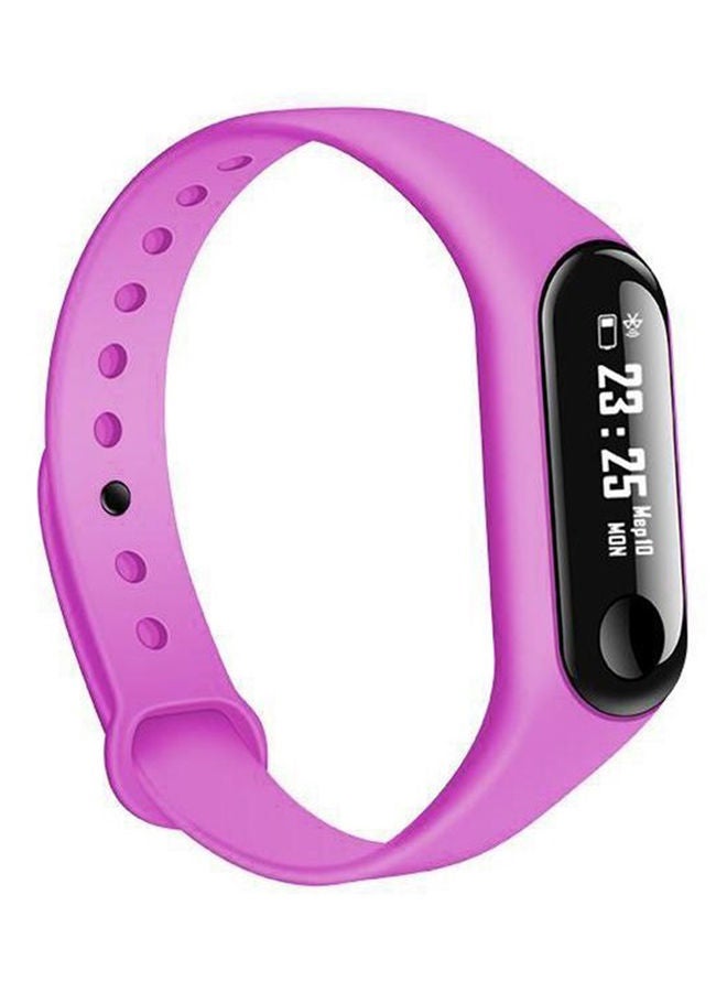 Generic Fitness Tracker Band Purple/Black  - Image 1