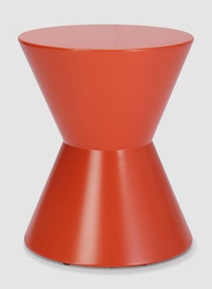 Switch Side Table - Modern Lacquered Wood - Used Next To Sofa As Coffee Corner Red/Orange 360X450ml  - Image 3