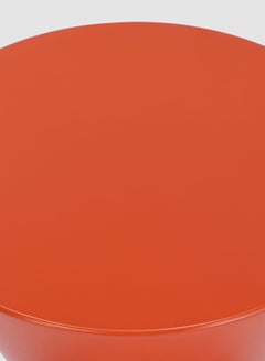 Switch Side Table - Modern Lacquered Wood - Used Next To Sofa As Coffee Corner Red/Orange 360X450ml  - Image 4