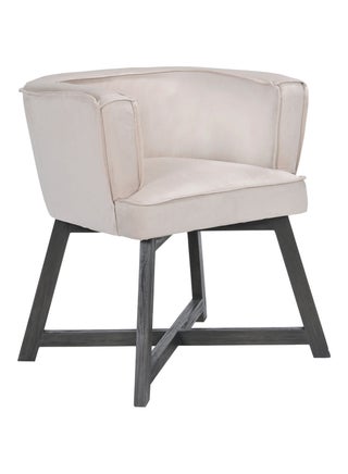 1 Seater Armchair Luxurious - Upholstered Fabric - Relaxing Sofa Oak/Grey 64 x 54 x 70cm - v1660659860/N45794110A_1