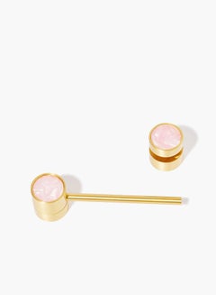 Amal Nordic Style Cabinet Drawer Pulls Knob Latch Peachy Pink/Brass 84 x 26 x 28mm  - Image 3