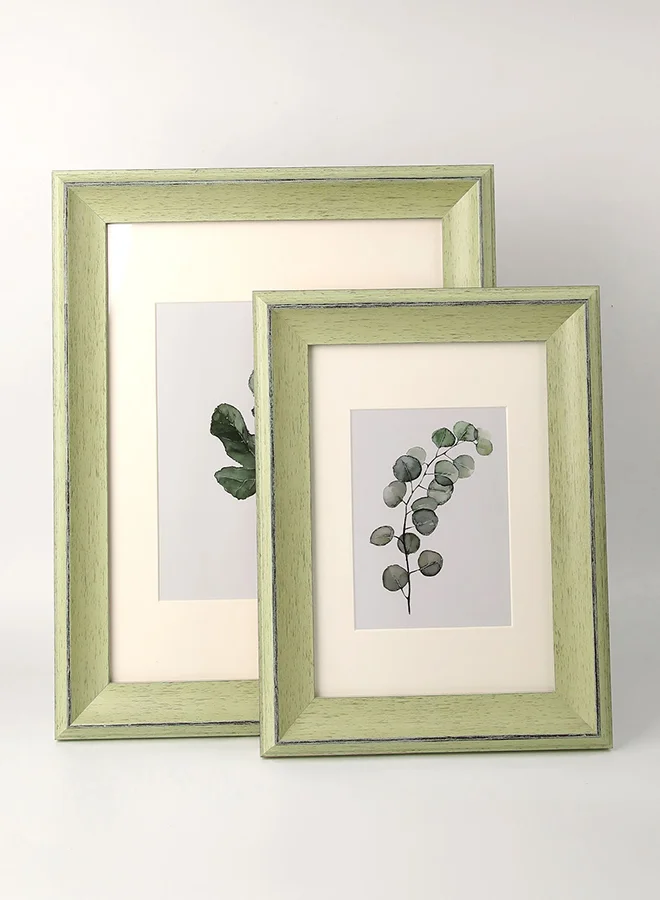 ebb & flow Wall Frames With Outer Frame Green outer frame size: L67xH97xT3cm for photo size: 20x30inch