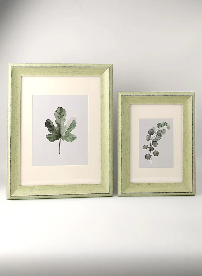 ebb & flow Wall Frames With Outer Frame Green outer frame size: L67xH97xT3cm for photo size: 20x30inch