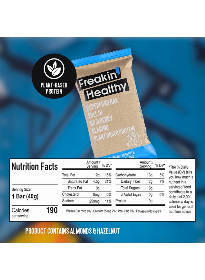 Freakin Healthy Superfood Bar Goji Berry Almond 40grams - Image 5