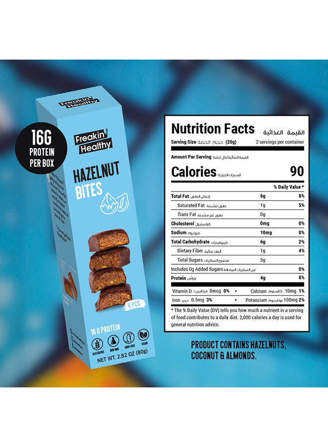 Freakin Healthy Hazelnut Butter Bites 80grams - Image 4