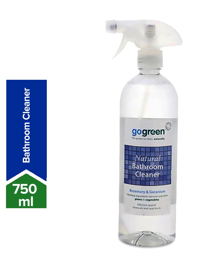 GO GREEN Natural Bathroom Cleaner Clear 750ml