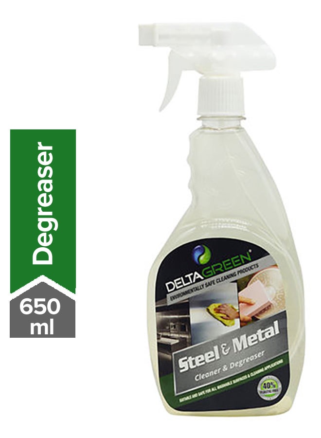 DELTA GREEN - Steel And Metal Cleaner With Degreaser 650ml - Image 1