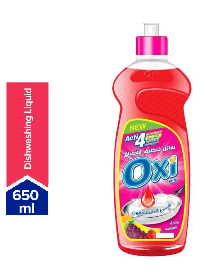 Oxy Brite Dishwashing Liquid Red 650ml