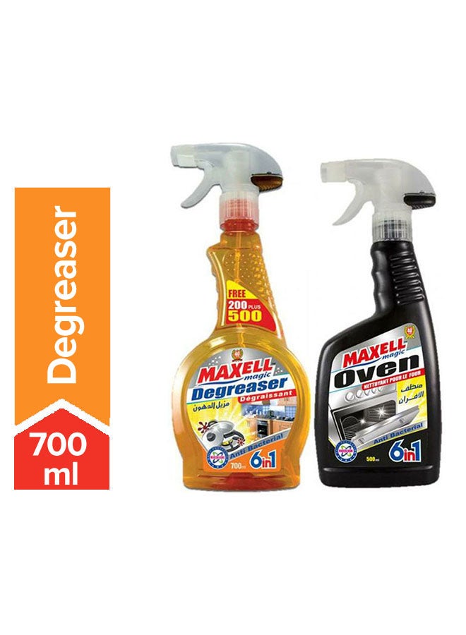Oven Cleaner 500 ml + Degreaser Trigger Multicolour 700ml