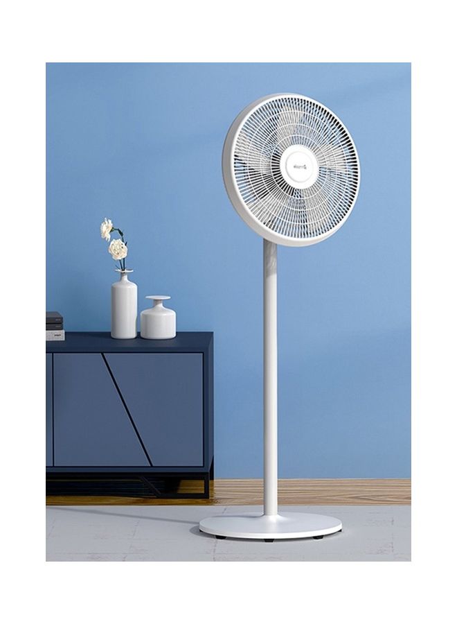 Deerma - Electric Cooling Fan With 5 Blades And 3 Fan Speed Mode Auto Rotate Left & Right Smooth Airflow Strong Gust Lightweight Floor Fan 40.0 W FD15 White - Image 1