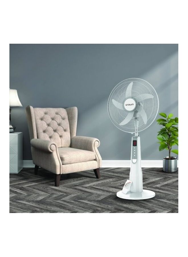 كراون لاين مروحة قابلة للشحن كراون لاين RF-241 بقدرة 32 وات 32.0 W rechargeable fan أبيض  - Image 2