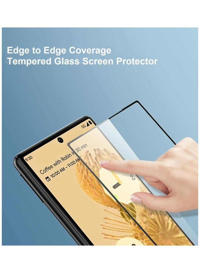 MARGOUN 2Pack for Google Pixel 6 Screen Protector Anti-Scratch Tempered Glass Clear HD Edge to Edge Full Coverage 9H Case Friendly Film 6.4 inch Clear - Image 4