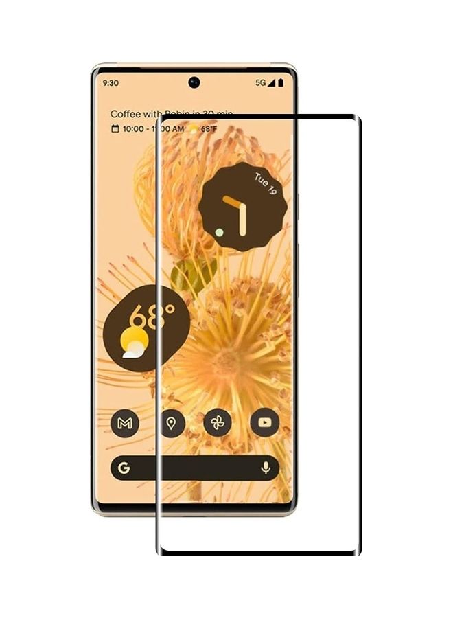 MARGOUN Google Pixel 6 Pro Screen Protector Anti-Scratch Curved Tempered Glass Clear HD Edge to Edge Full Coverage 9H Case Friendly Film 6.71 inch Clear  - Image 5