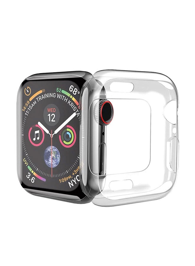MARGOUN Slim TPU Bumper Protective Cover Case for Apple iWatch Series 7 41mm Clear - Image 1