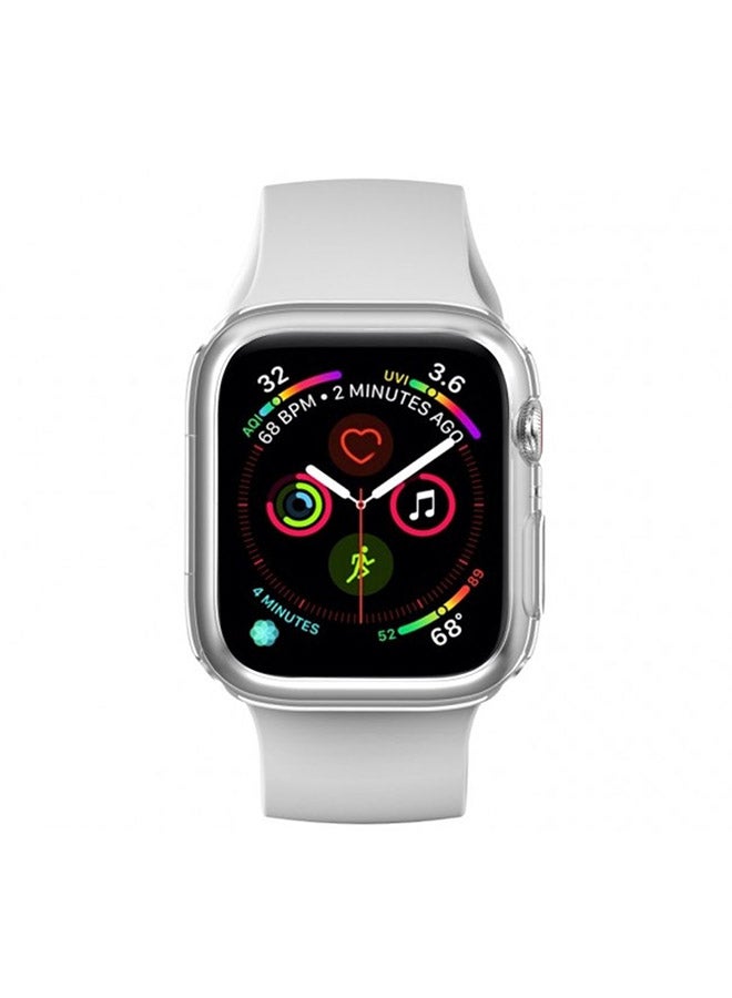 MARGOUN Slim TPU Bumper Protective Cover Case for Apple iWatch Series 7 41mm Clear - Image 2