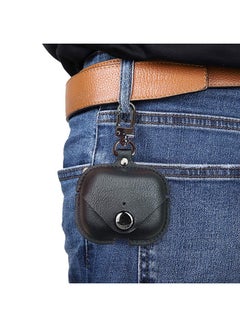 MARGOUN Leather Case Shockproof Cover With KeychainFor Apple AirPods 3 (3rd Generation) Black  - Image 4