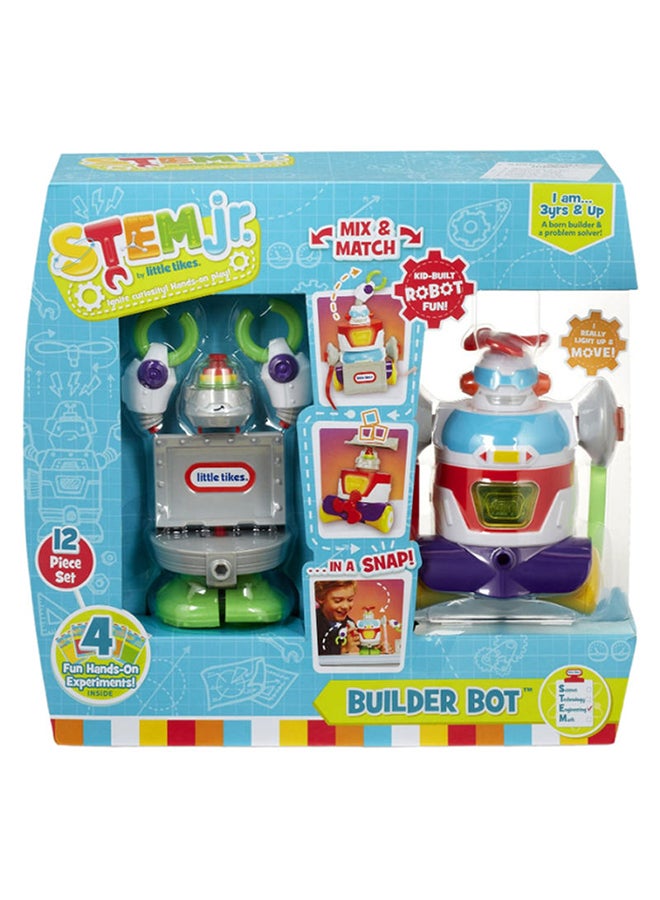 Plug And Snap Builder Bot Toy 19.1x21.6x13.2cm