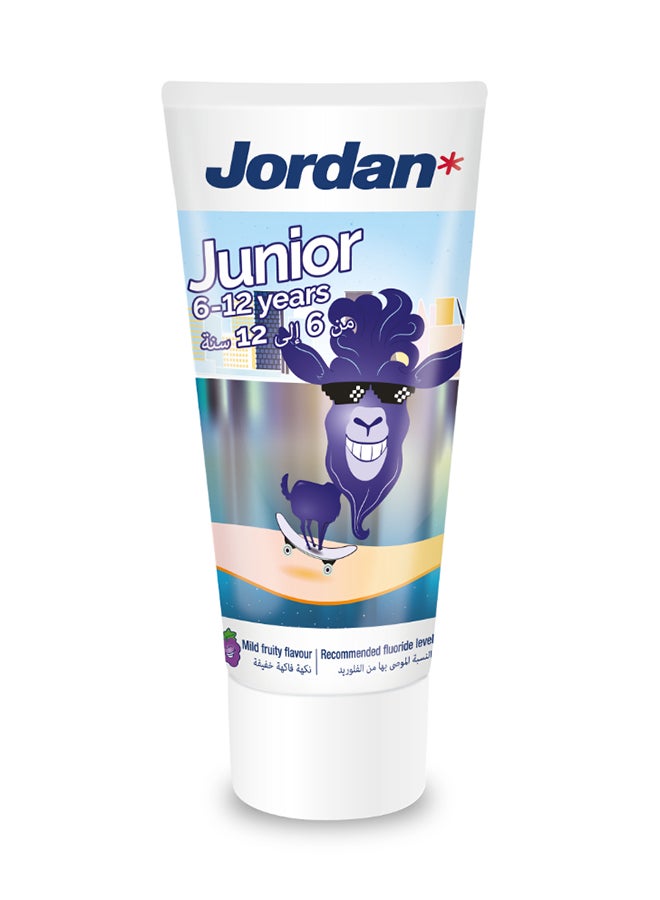 Jordan Junior Toothpaste Mild Fruity Flavour - Image 2