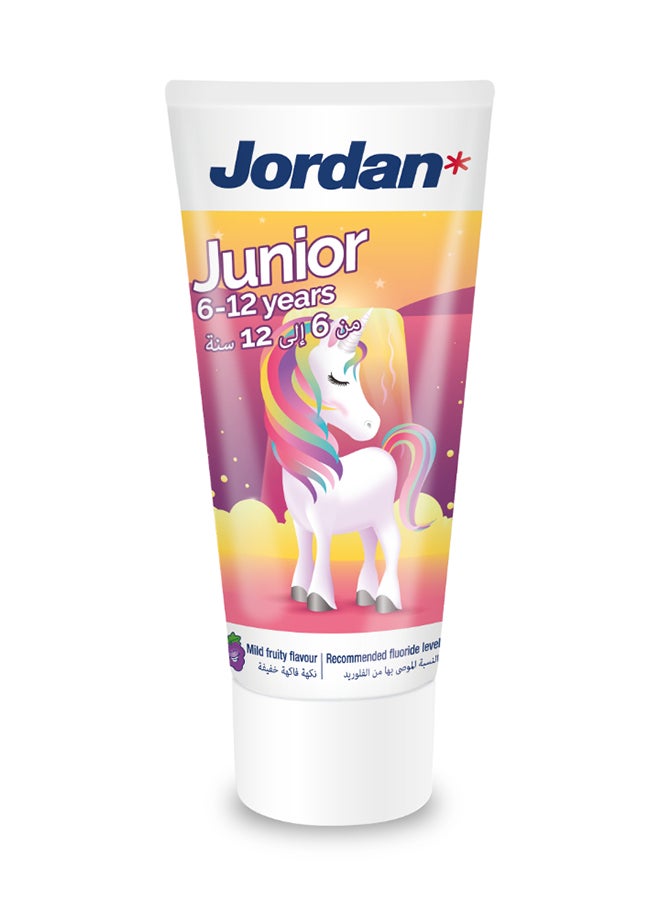 Jordan Junior Toothpaste Mild Fruity Flavour - Image 3