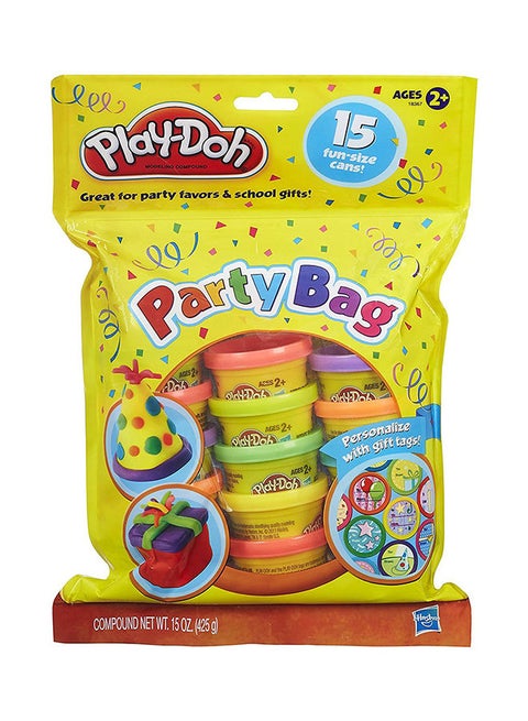 15-Piece Dough Can Set With 16 Gift Card Stickers Multicolored High Quality 20.32x5.08x13.9cm