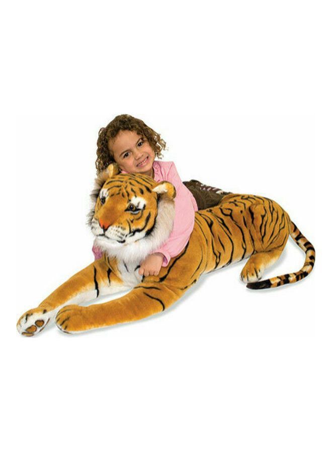 Melissa & Doug - Cute Attractive Authentic Durable High Quality Tiger Plush Soft Cuddling Toy ‎116.84x30.48x45.72cm - Image 1