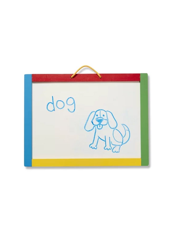 Melissa & Doug Magnetic Chalkboard Dry - Erase Board 18.4x13.8x2.3cm  - Image 2