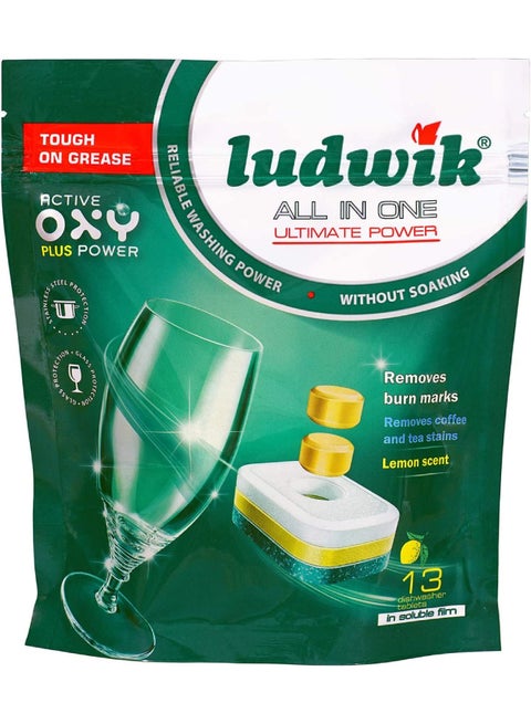 All-In-One Dishwasher 13 Tablets