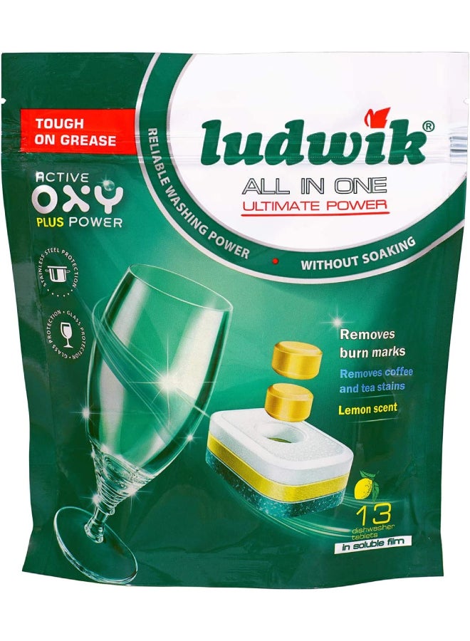 ludwik - All-In-One Dishwasher 13 Tablets - Image 1