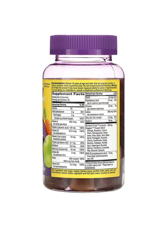 Nature's Way Alive! Prenatal Multivitamin Supplements - 75 Gummies  - Image 2