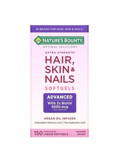 NATURE'S BOUNTY Extra Strength Hair, Skin And Nails Multivitamin Supplement - 150 Softgels  - Image 1