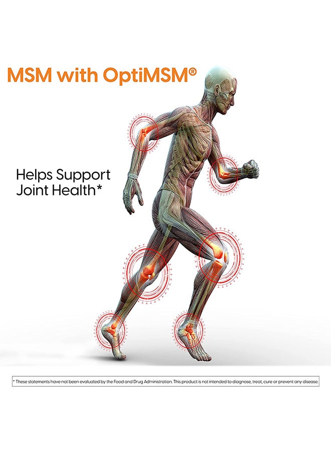 Doctor's BEST - MSM With OptiMSM Diatery Supplement 1500 Mg - 120 Tablets - Image 1