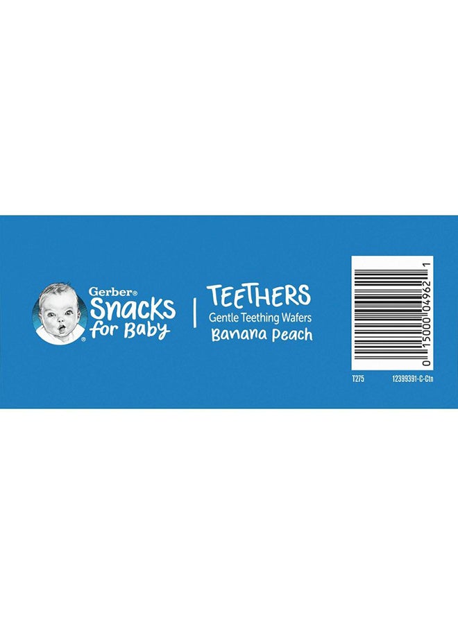 Gerber Banana Peach Gentle Teething Wafers 48grams - Image 5