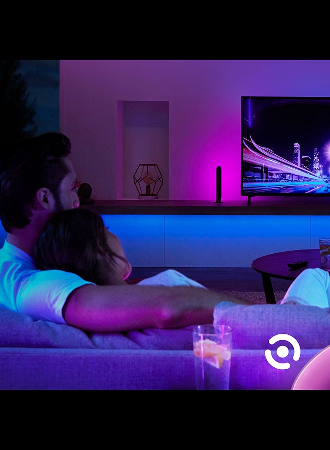 Philips - PHILIPS HUE UAE Lightstrip Plus extension V4 1 meter Blue/Green/Pink 1meter - Image 1