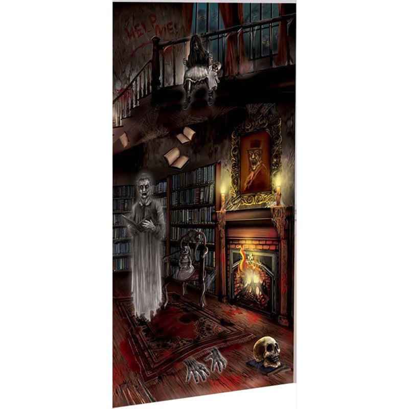 أمسكان طقم تزيين حائط بتصميم منزل مسكون من 5 قطع متعدد الألوان - Image 3