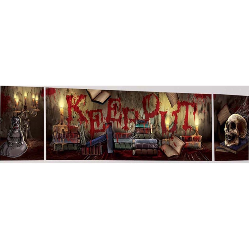 أمسكان طقم تزيين حائط بتصميم منزل مسكون من 5 قطع متعدد الألوان - Image 4