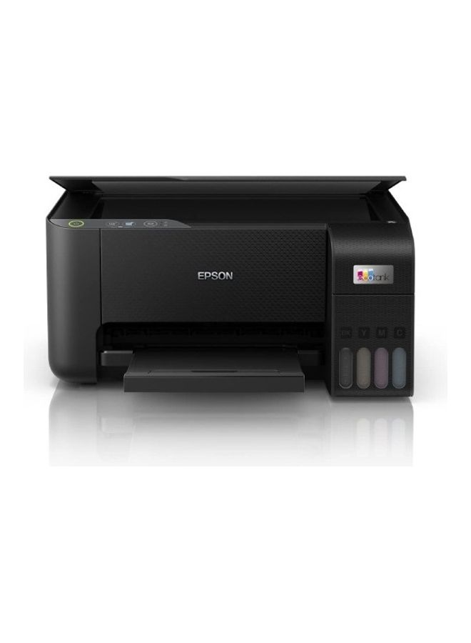 إبسون طابعة 3 في 1 EcoTank L3211 Home Ink Tank Printer A4، أسود لون أسود